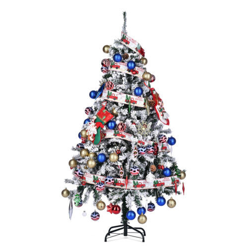 Apluschoice Artificial Christmas Tree Metal Stand For Home Holiday Decoration
