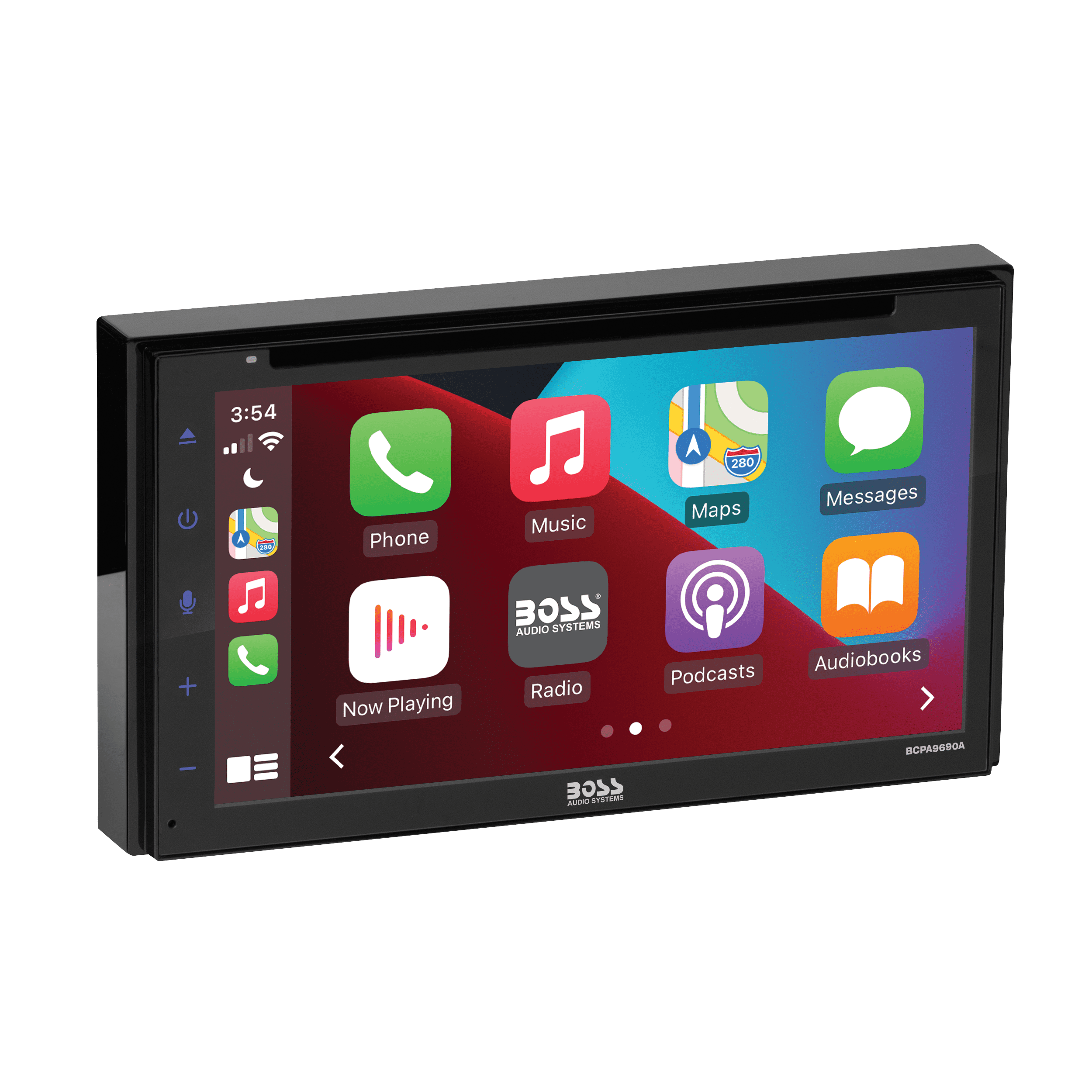 BOSS Audio Systems BCPA9690RC 6.75” Apple CarPlay Android Auto Car DVD Player