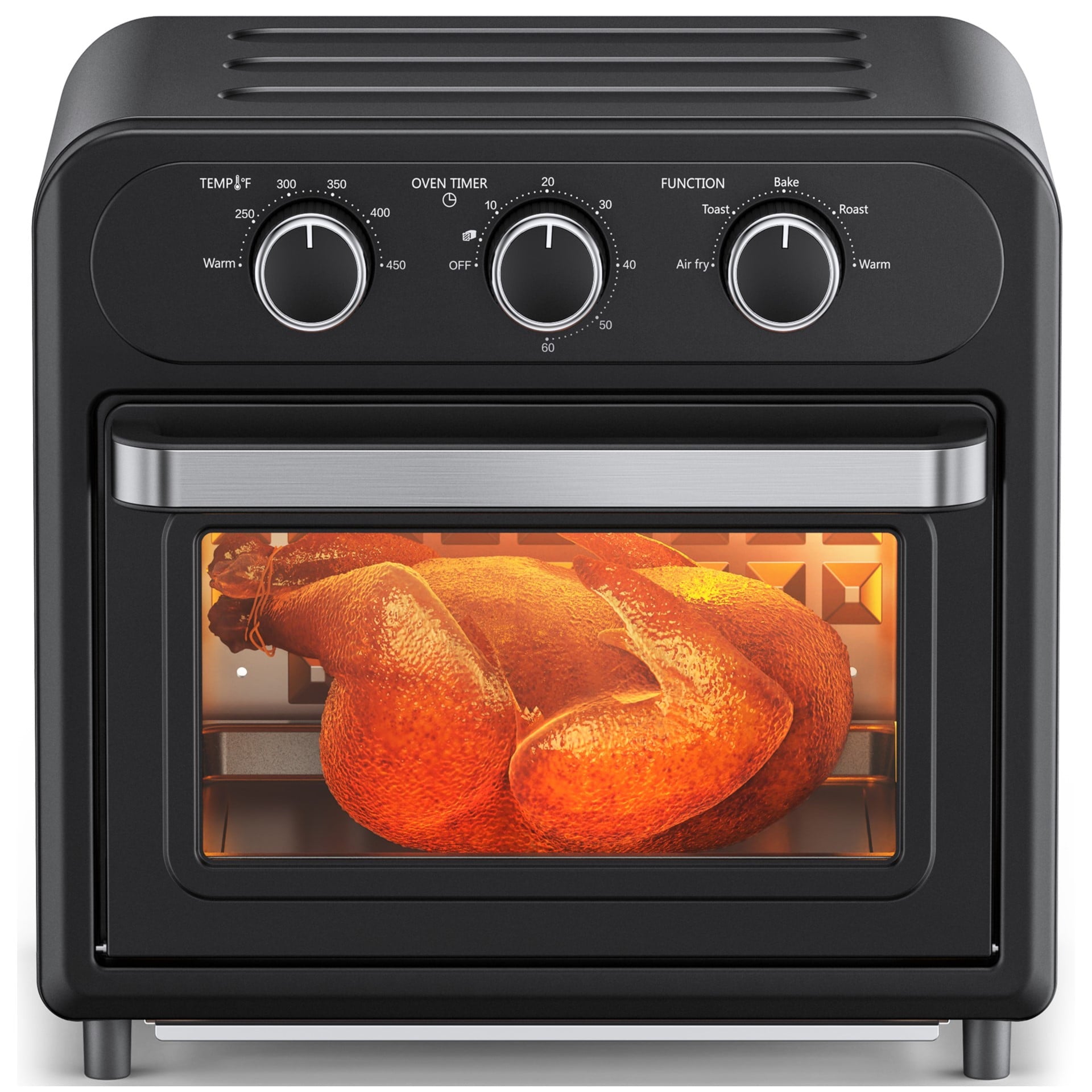 TaoTronics Air Fryer | 1700W 14.8 Quart | 9 in 1 Air Fryer Oven | Oil-less Cooker with Rotisserie Shaft