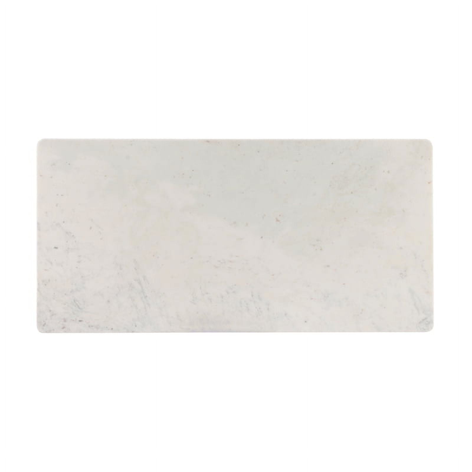 Linon Pace Wood and Marble Coffee Table in Gray