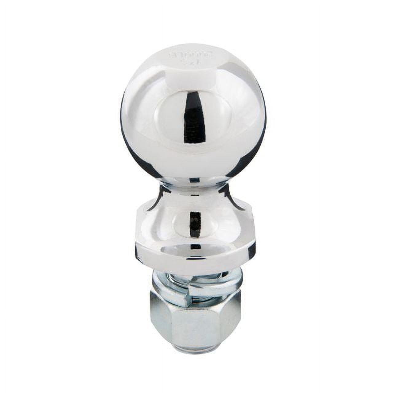 TowSmart Trailer Hitch Ball, Class I, 1-7/8in Ball, 3/4in x 1-1/2in Shank, 2000lb, 715, Chrome, 1 Each
