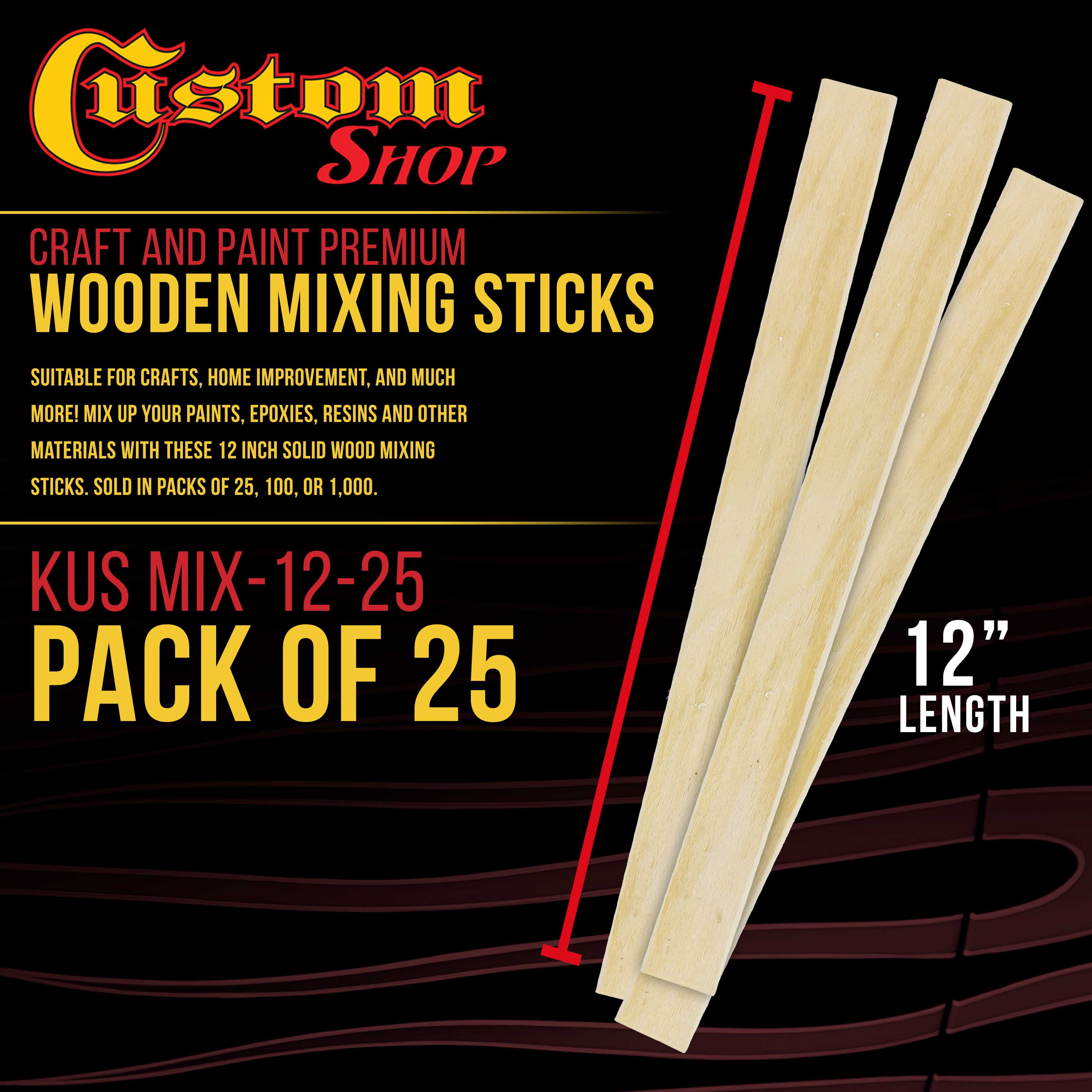 Custom Shop Paint Mix Sticks Pack of 25 Each 12