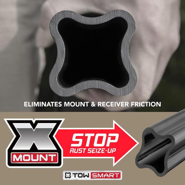 BAJA 5,000 lb. X-Mount Starter Kit, 3-1/4 in. Drop x 2 in. Rise x 1 in. Shank Hitch Mount, 2 in. Ball, 5/8 in. Hitch Pin