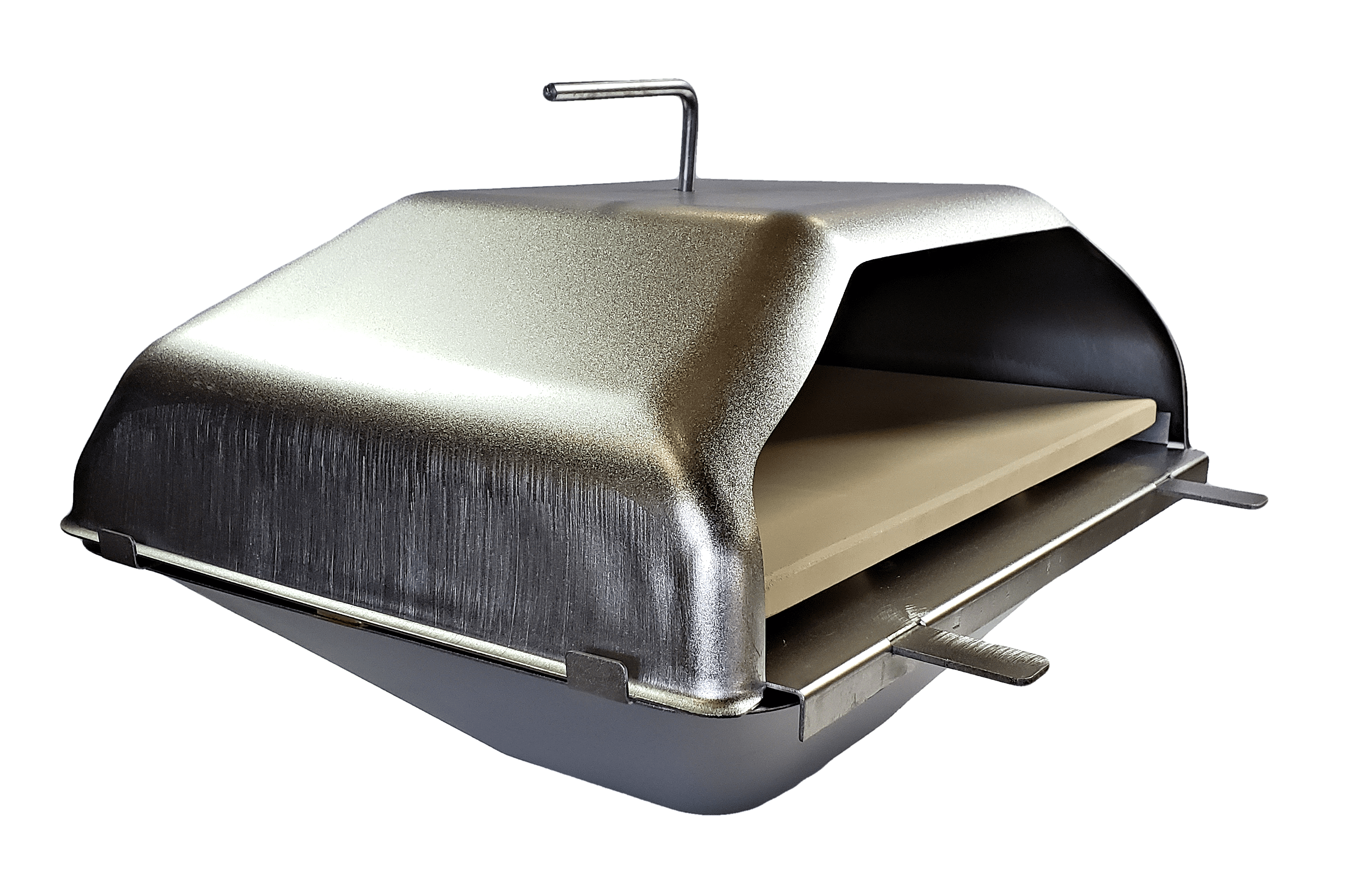 Pellethead Green Mountain Grill Pizza Oven Attachment and Pizza Cutter Combo Fits Daniel Boone/Ledge and Jim Bowie/Peak