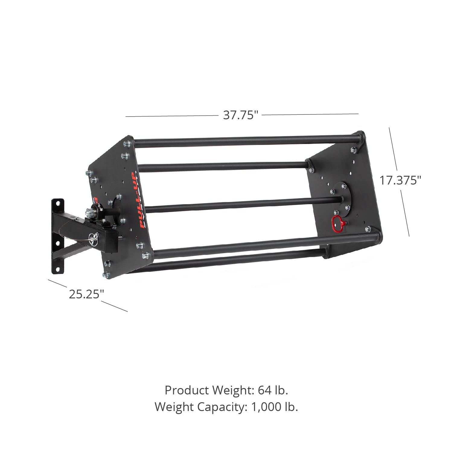 Titan Fitness TITAN Series Rack-Mounted Revolving Pull-Up System, 1.25” or 2” Pull-Up Bars