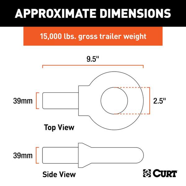 Lunette Eye (15,000 lbs., 2-1/2