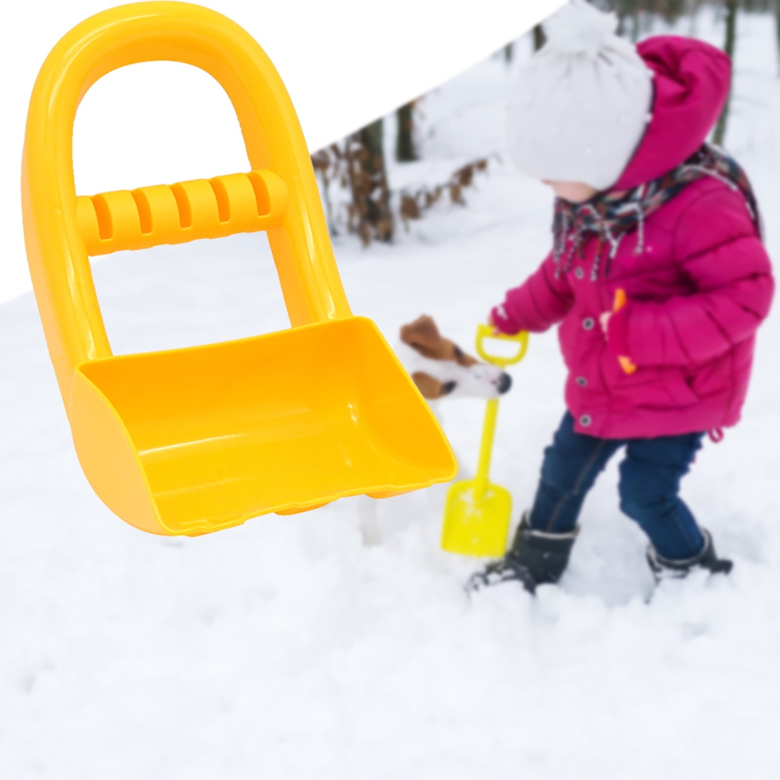 Outdoor Toys Goods Kids Snow Shovel Perfect Sized For Kids Outdoor Plastic Bend Proof Design Pool Toys For Toddlers 1-3 Plastic As Show
