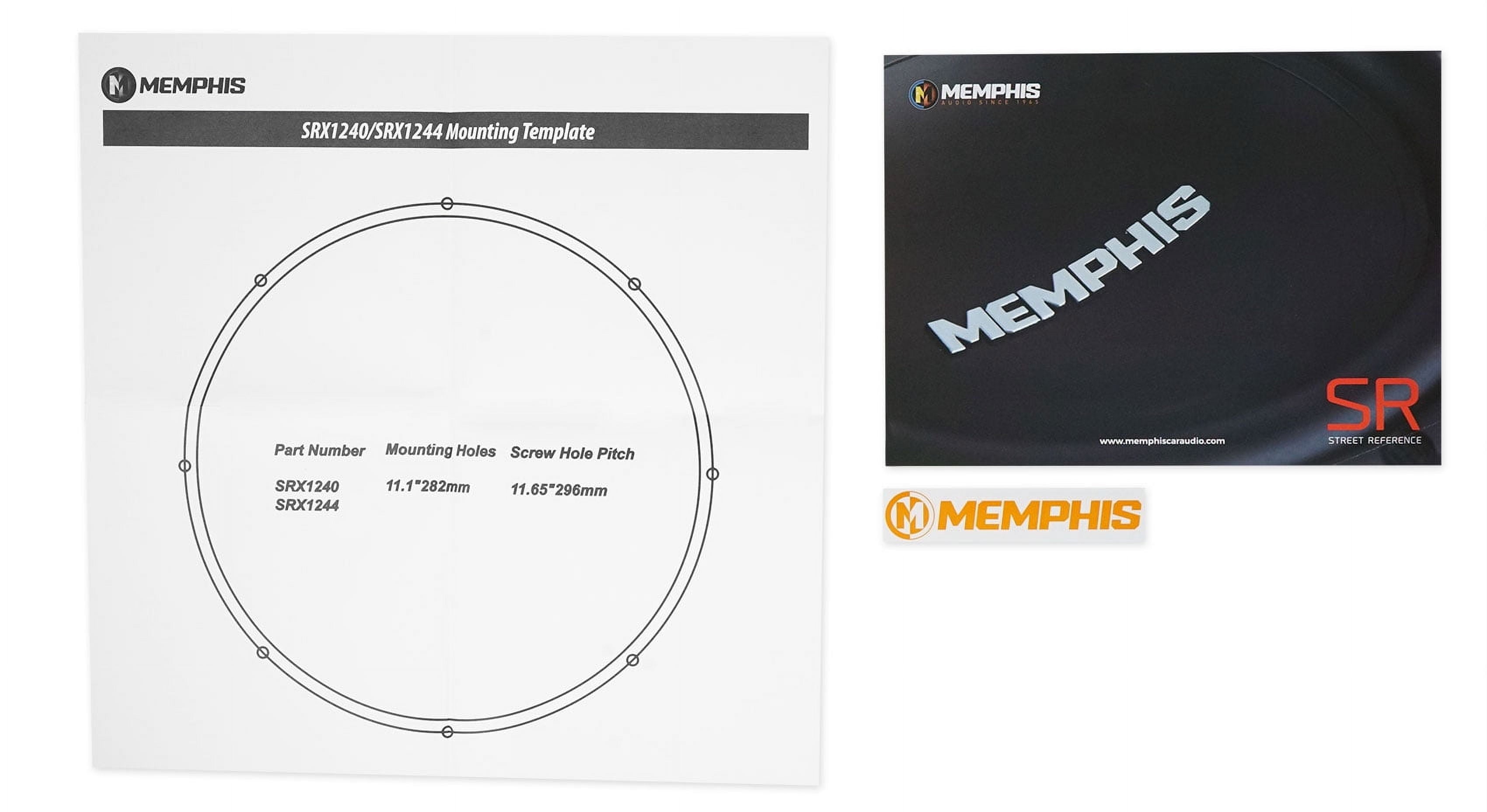 Memphis Audio SRX1240 500w Peak / 250w RMS 12