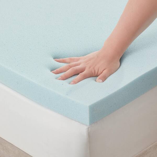 Sweet Home Collection 2 in. Twin Gel Memory Foam Mattress Topper