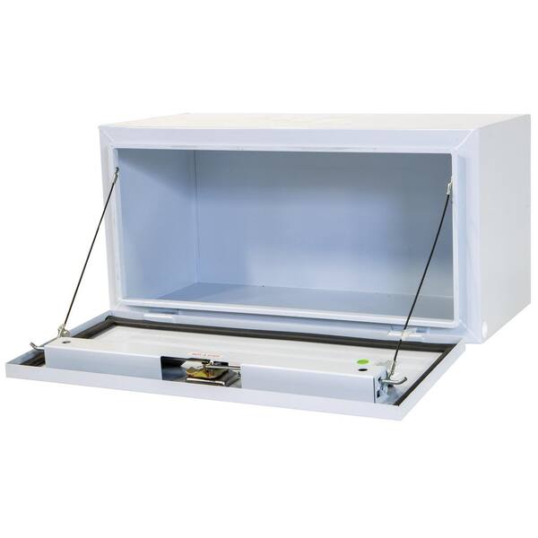 60 in. x 18 in. x 18 in. White Steel Underbody Tool Box