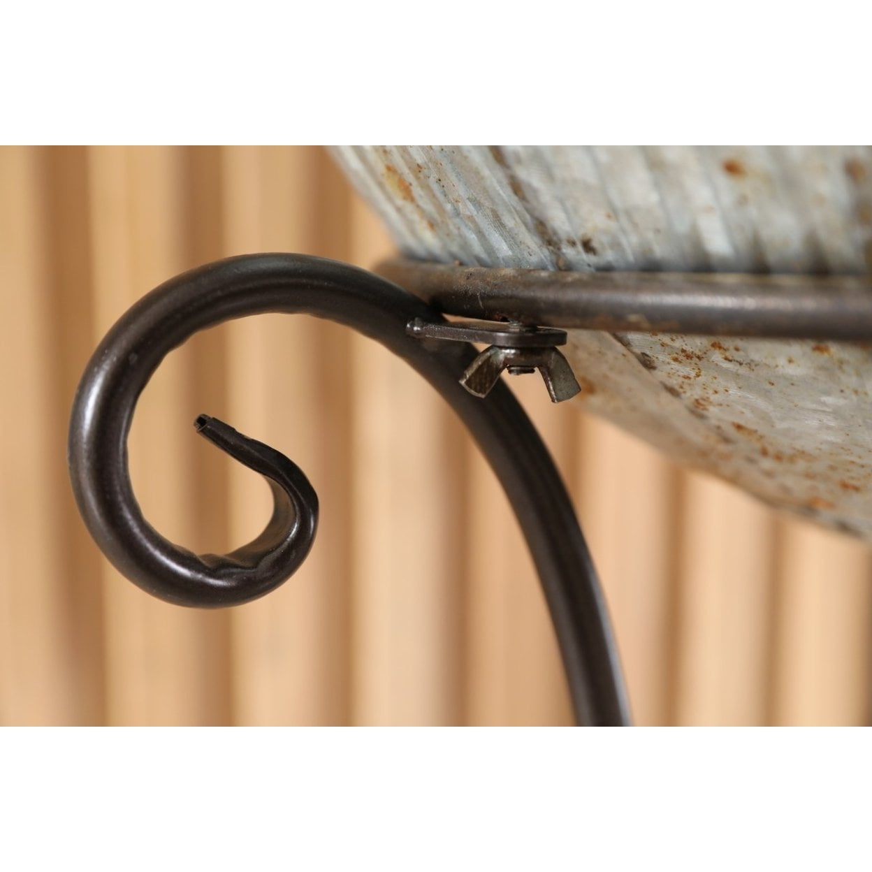 Galvanized Metal Beverage Cooler Tub with Stand