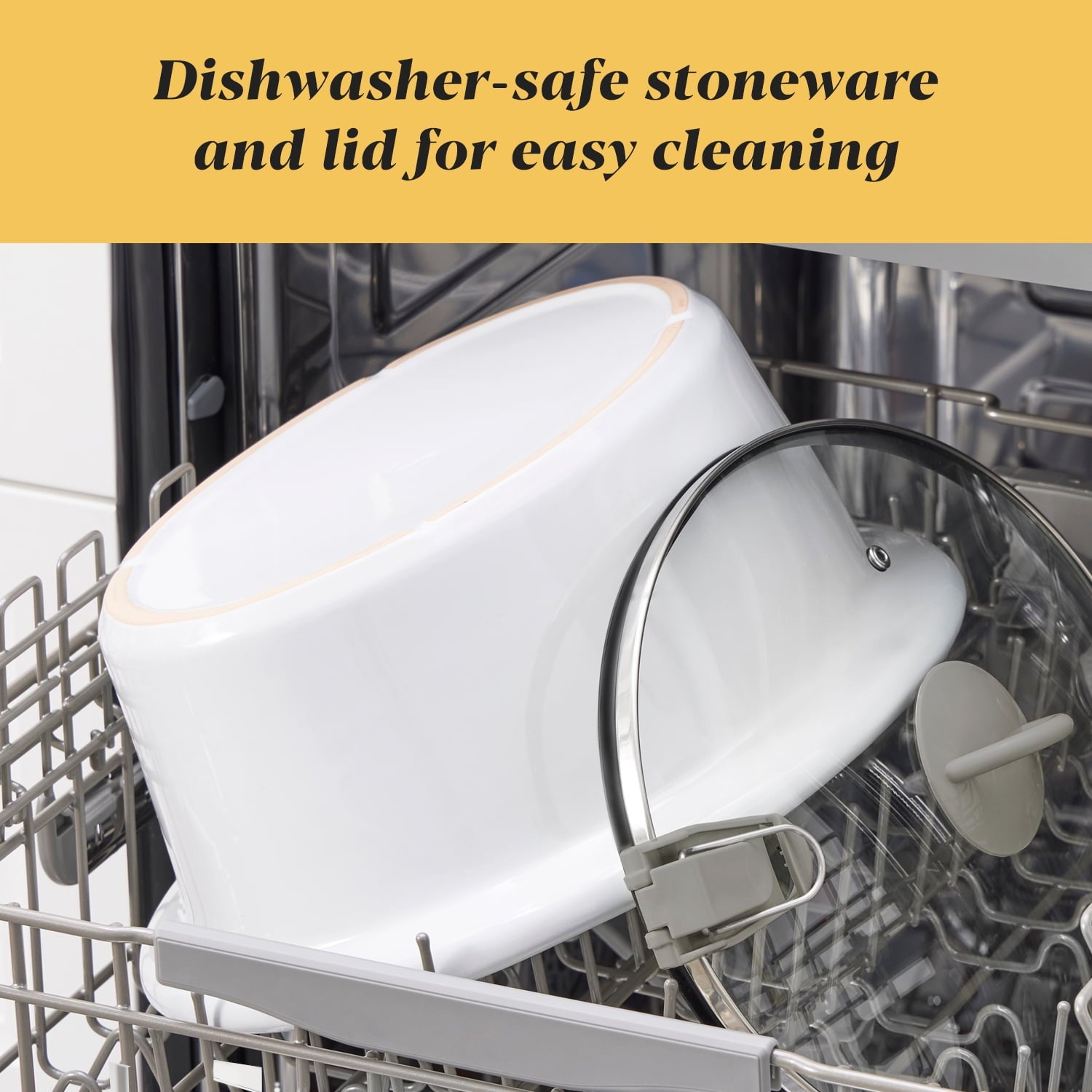 Crockpot 7-Quart Cook and Carry Programmable Slow Cooker, Grey