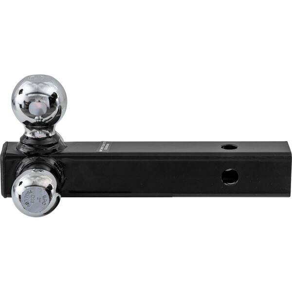 Tri-Ball Hitch-Tubular Shank with Chrome Towing Balls