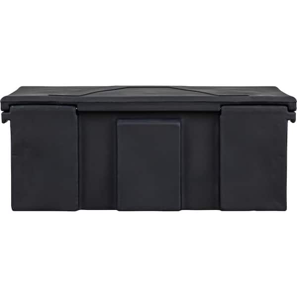 17.25 in. x 19 in. x 44 in. Matte Black Plastic All-Purpose Truck Tool Box Chest