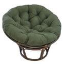 44-inch Solid Micro Suede Papasan Cushion (Fits 42-inch Papasan Frame and Frame not included)-Color: Hunter Green