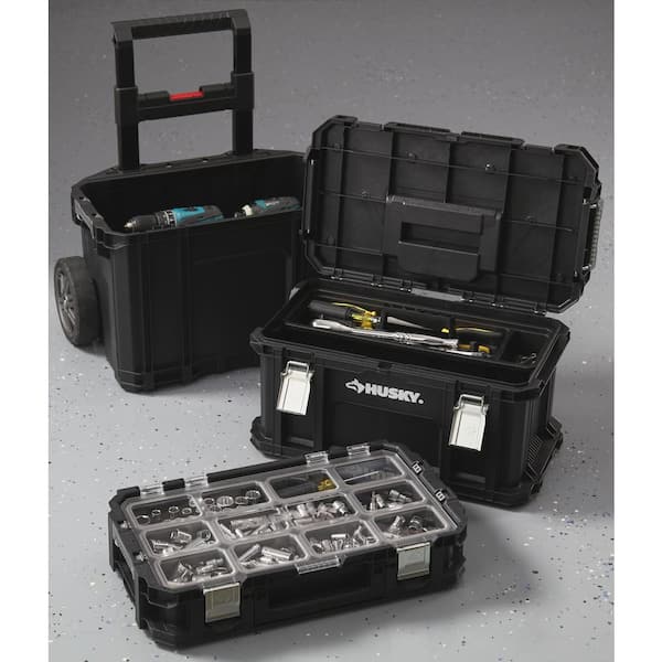 22 in. Connect Rolling System Plastic Tool Box