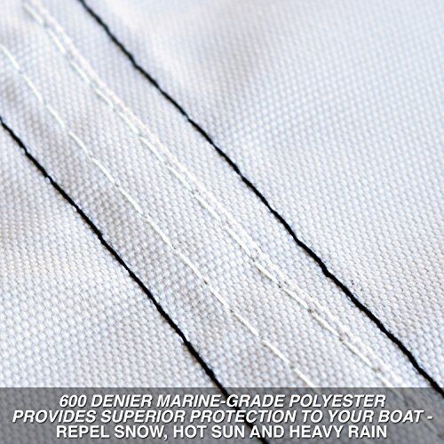 Budge 600 Denier Boat Cover Fits Center Console Flat Front Skiff Boats B-641-X6