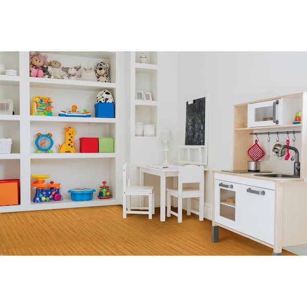 Pine 24 in. x 24 in. Interlocking Foam Anti Fatigue Tiles (16 sq. ft./case)