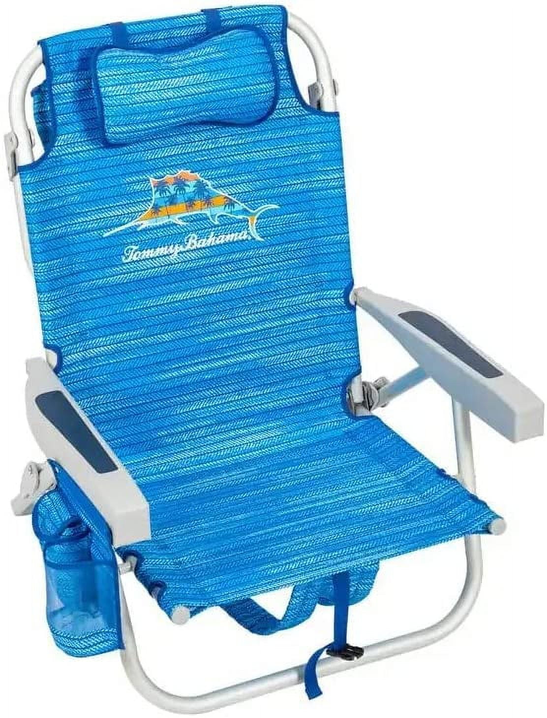 Tommy Bahama Backpack Beach Chairs - (2 PACK Blue )