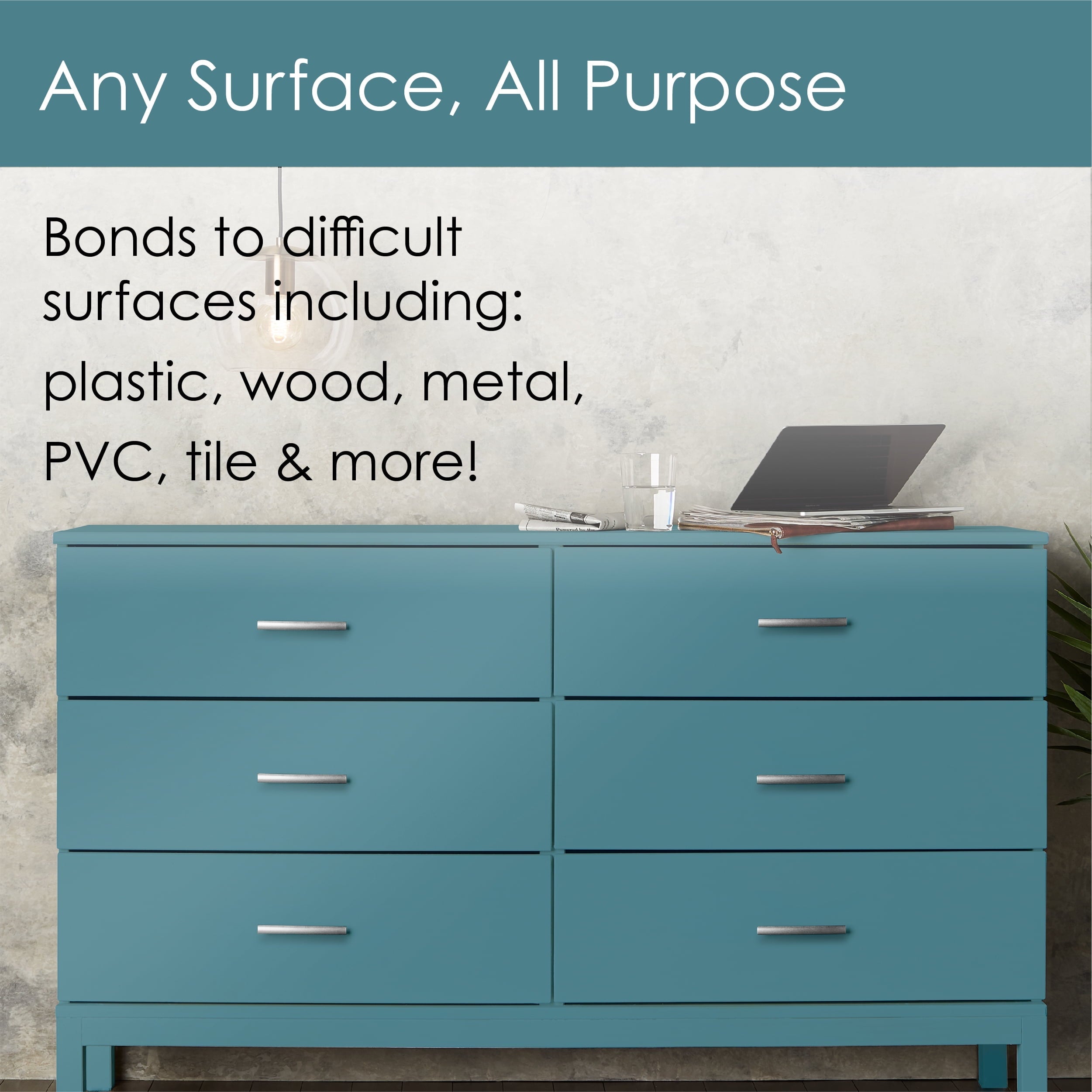 Krylon K02747007 Krylon Fusion All-In-One Rolling Surf Satin 12 oz Spray Paint, Multi-Surface, (1 Piece, 1 Pack)