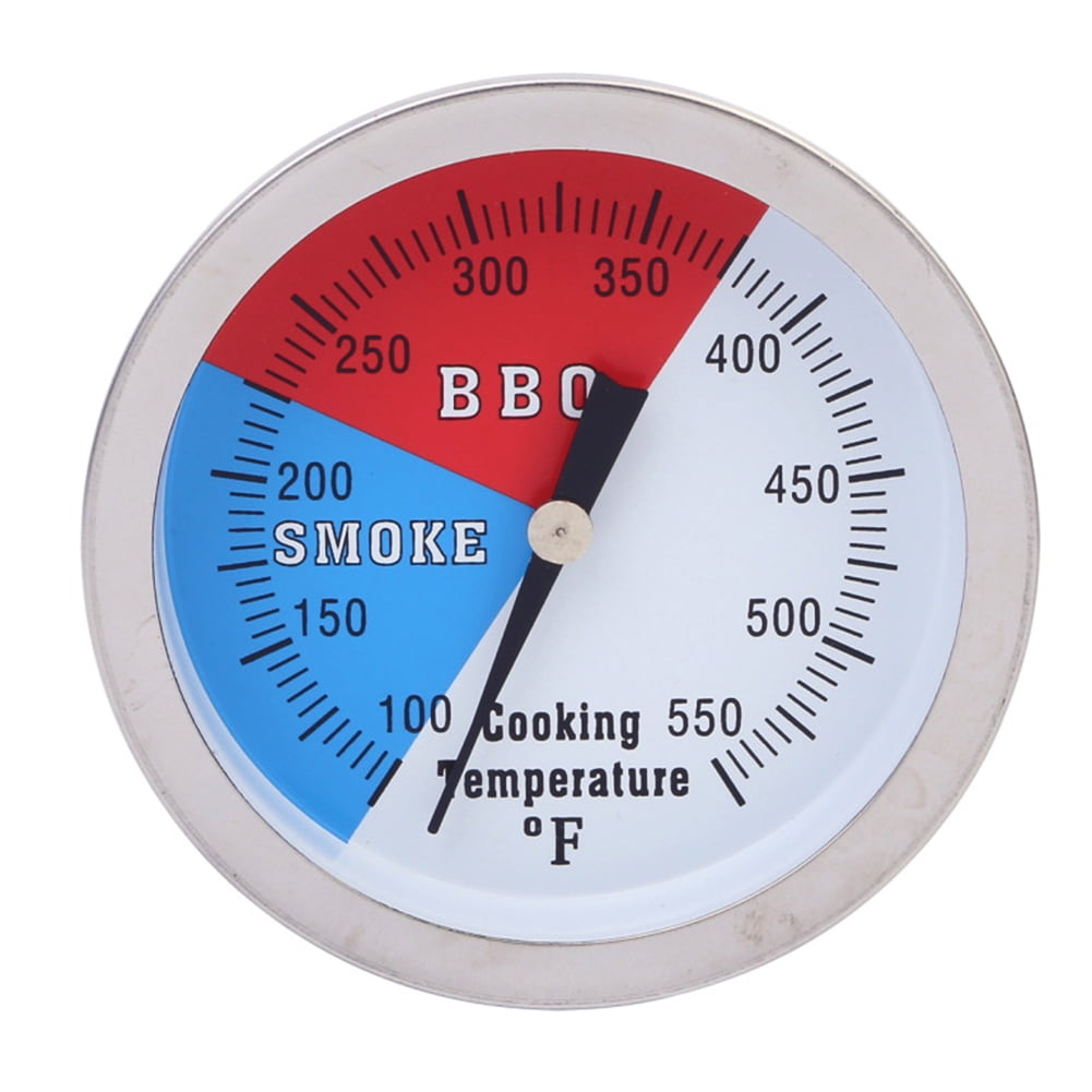 Papaba Thermometer,Stainless Steel Barbecue BBQ Smoker Grill Thermometer Temperature Gauge Tester