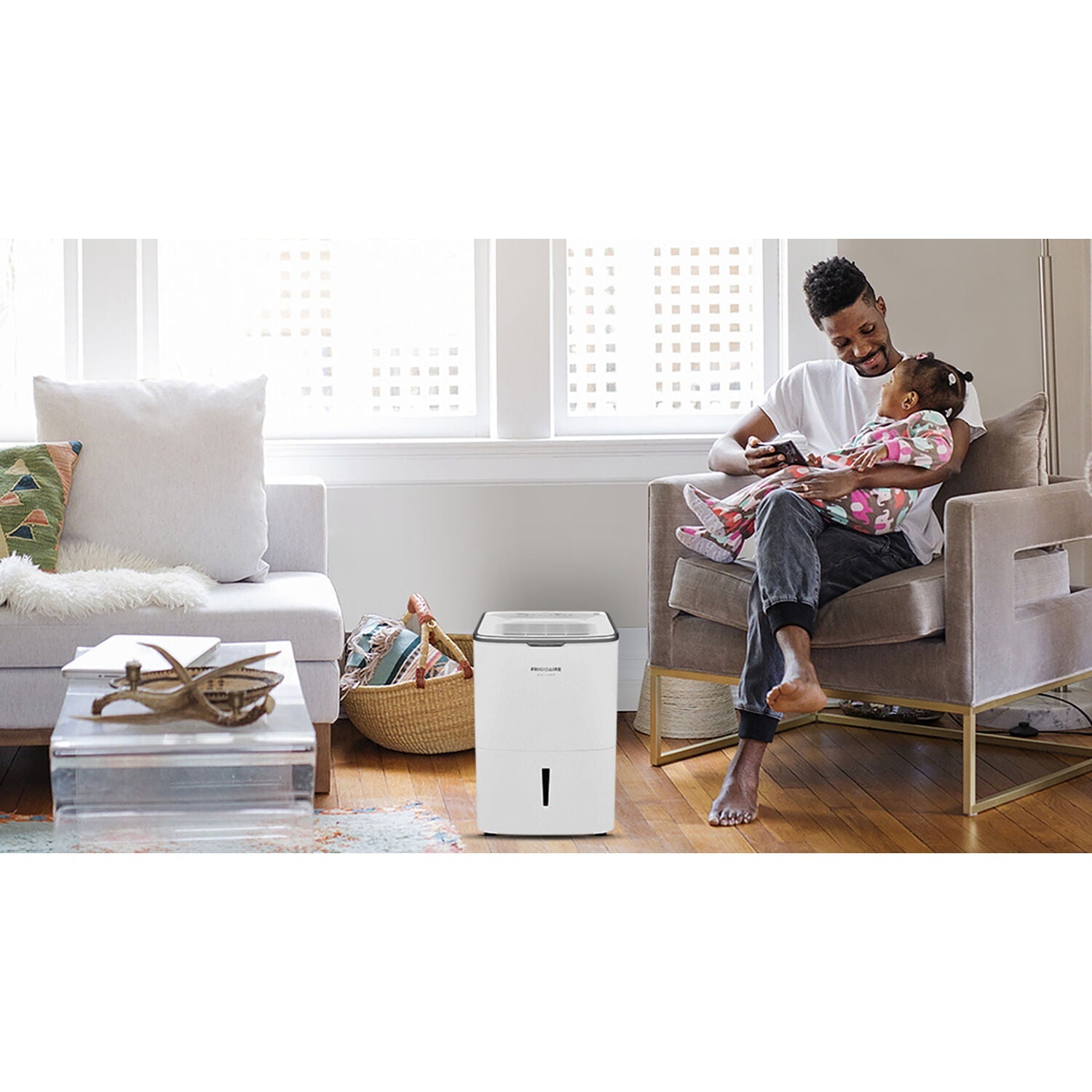 Frigidaire Gallery High Humidity 50 Pint Capacity Dehumidifier with Wi-Fi