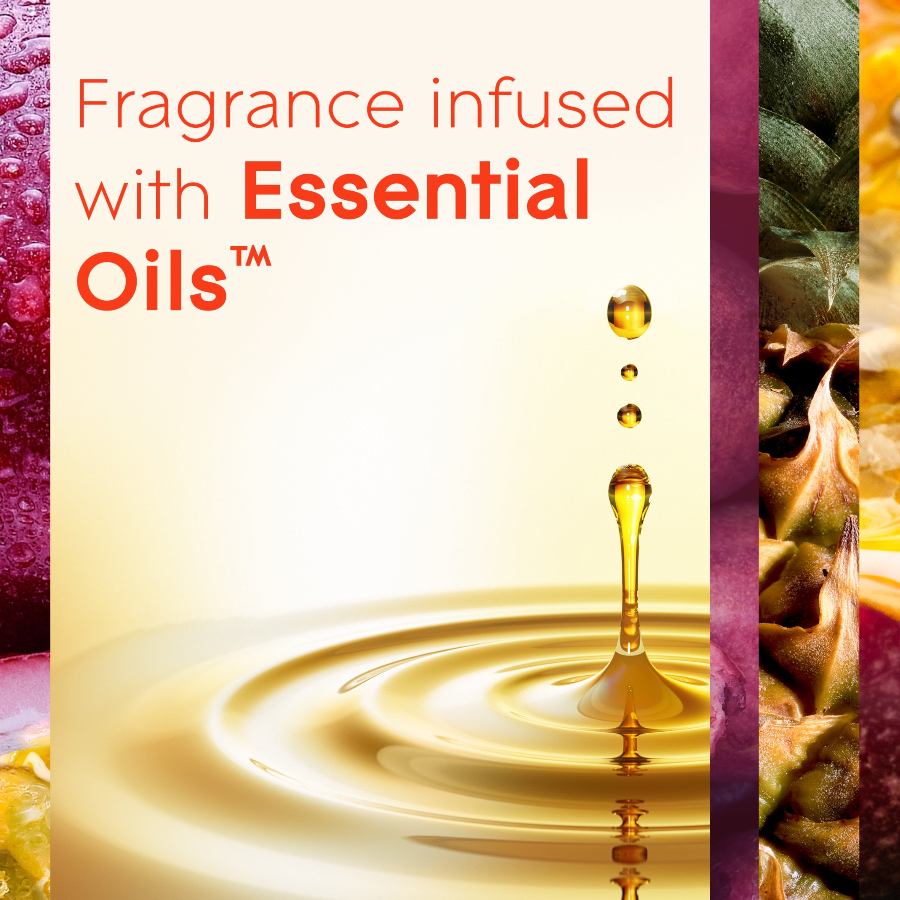 Glade 2in1 Jar Candle 2 ct, Hawaiian Breeze & Vanilla Passion Fruit, 6.8 oz. Total, Air Freshener, Wax Infused with Essential Oils