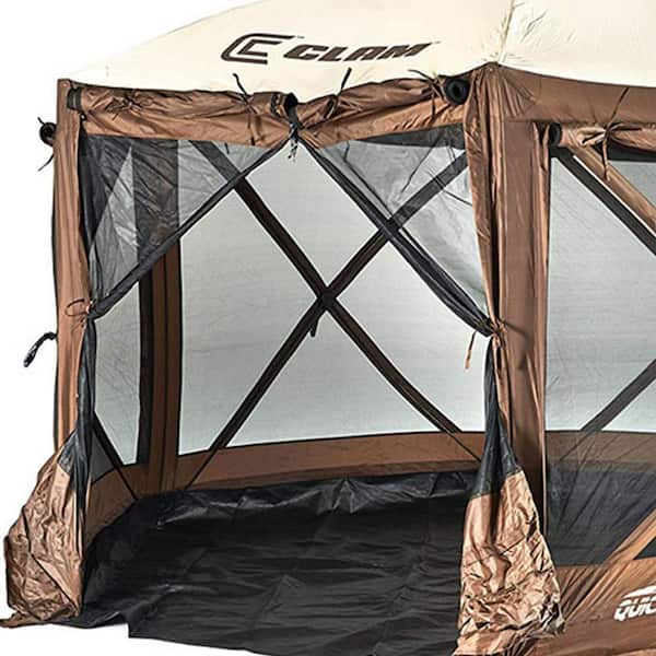 Quick Set Pavilion Camper 12.5 ft. x 12.5 ft. Outdoor Gazebo Canopy Shelter Tent