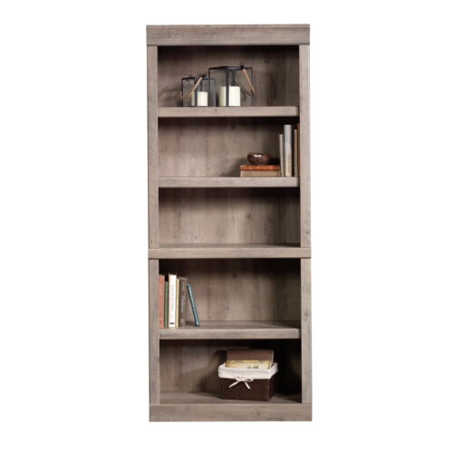 Better Homes & Gardens Glendale 5 Shelf Bookcase Wood Composite,Rust<wbr/>ic Gray