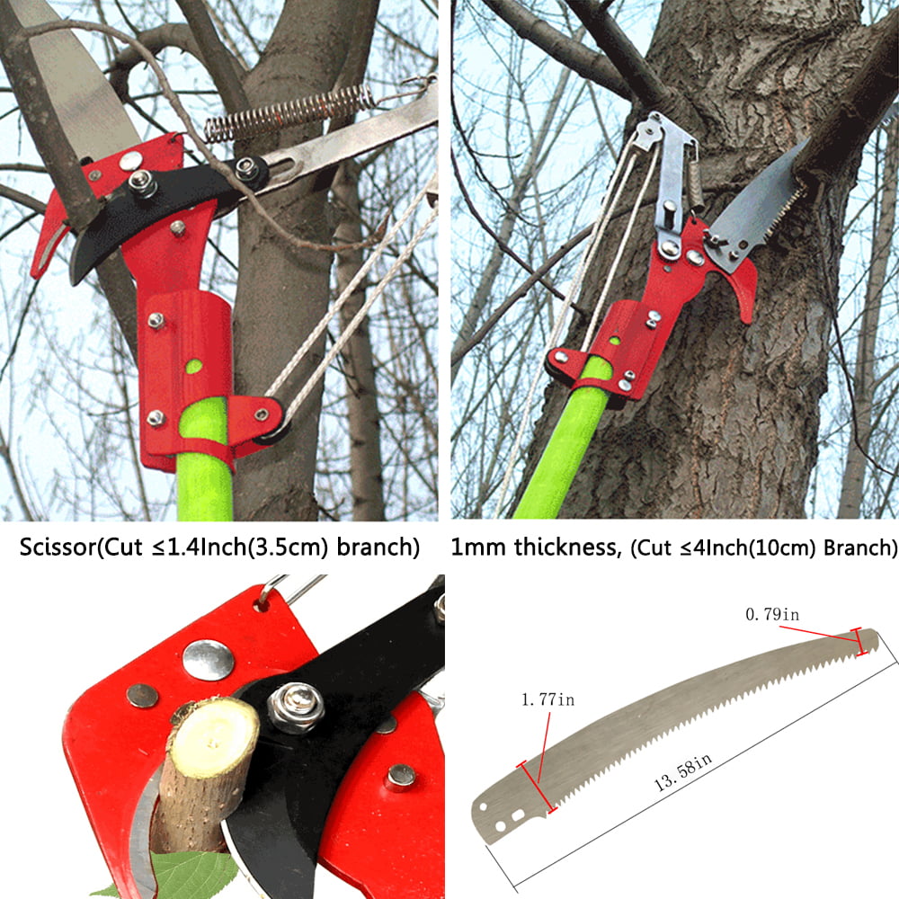 Techtongda New 26 Feet Tree Saw Pruner Tree Branch Trimmer Cutter Loppers Hand Pole Saws Free Shipping