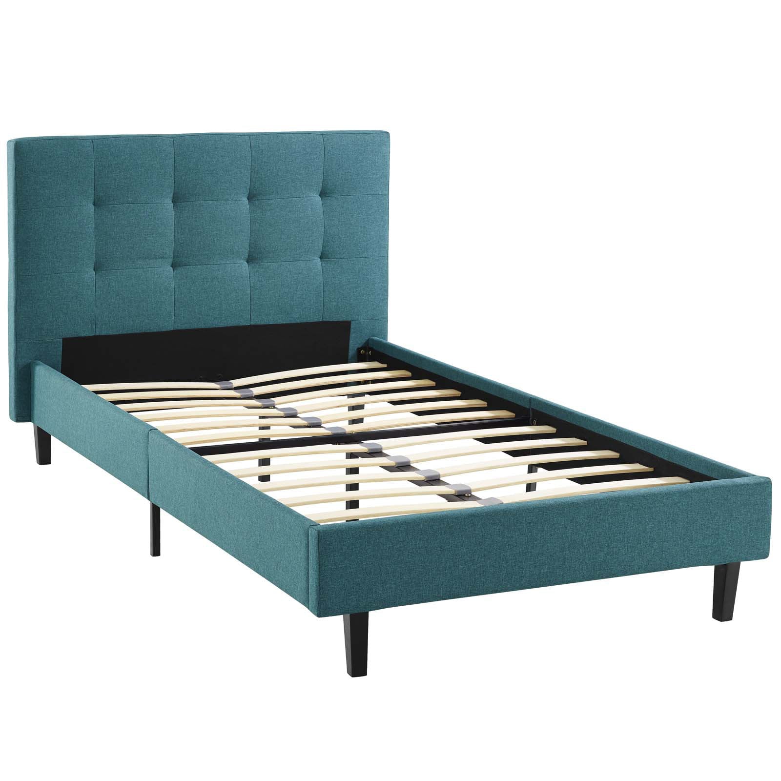 Modway Linnea Twin Bed in Teal