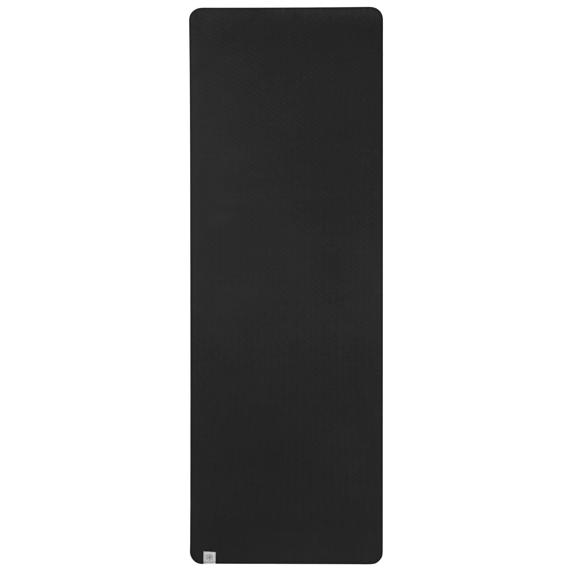 Gaiam 6mm Performance Yoga-Fitness Mat, Black