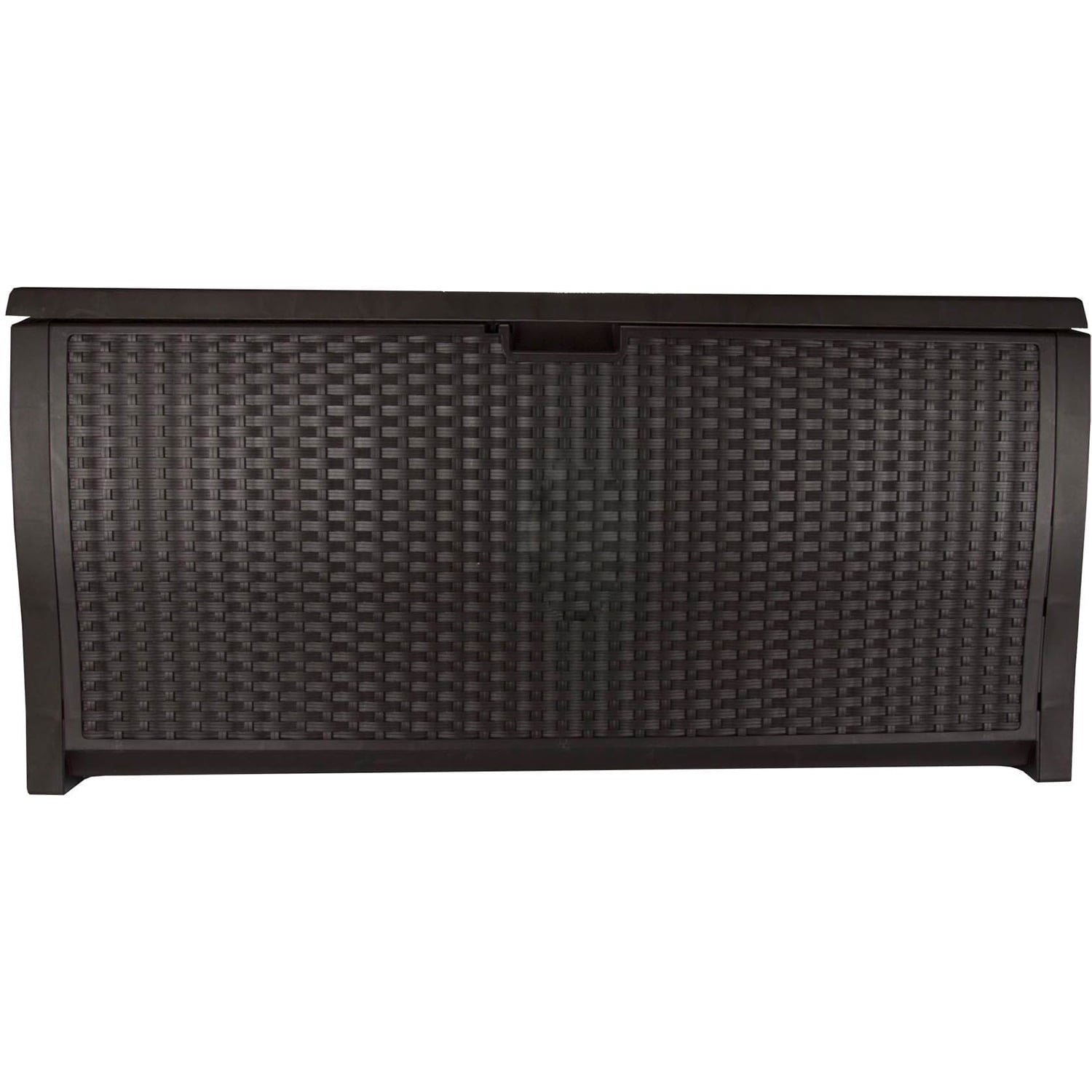 Suncast Resin 99-Gallon Deck Box - Mocha Brown - DBW9200- 52 in D x 27.5 in H x 27.6 in W