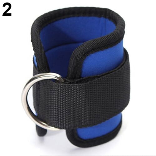 Walbest 1 Piece Ankle Strap for Cable Machines and Resistance Band Plus Carry Bag, Fitness Ankle Strap Attachment for Weightlifting and Workout with Ankle Cuffs for Legs, Abs and Glute Exercises