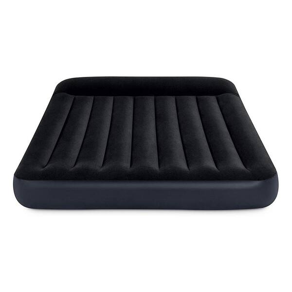 Queen Dura Beam Pillow Rest Classic Airbed Mattress with Built-In Pump