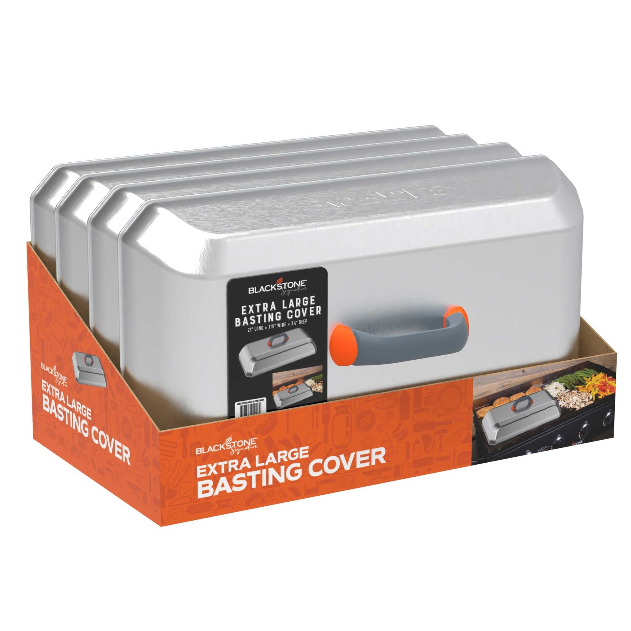 Blackstone Signature XL Stainless Steel Basting Cover for Steaming & Melting