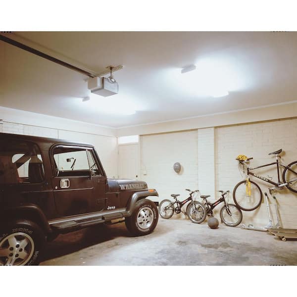 4 ft. 2-Light White Fluorescent Low Profile Wraparound