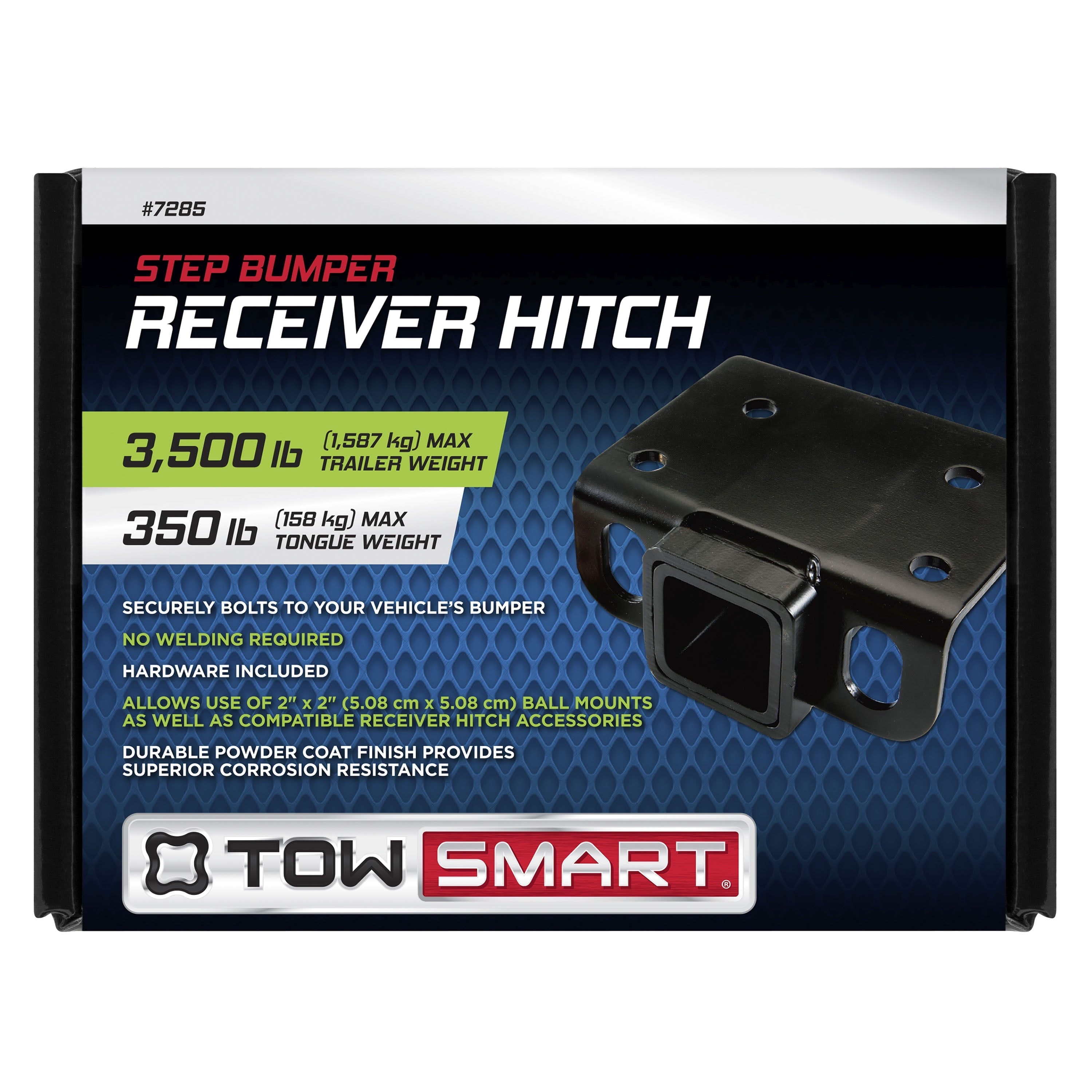TowSmart 7285 Class II Step Bumper Receiver Hitch 2