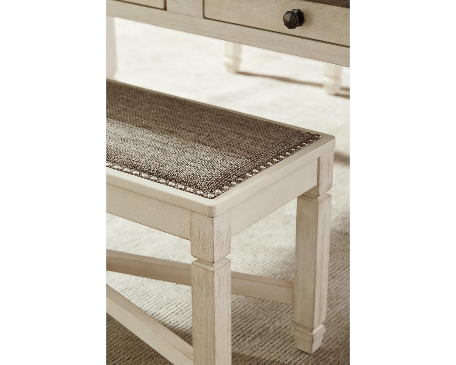 Signature Design by Ashley Casual Bolanburg Dining Bench  Two-tone