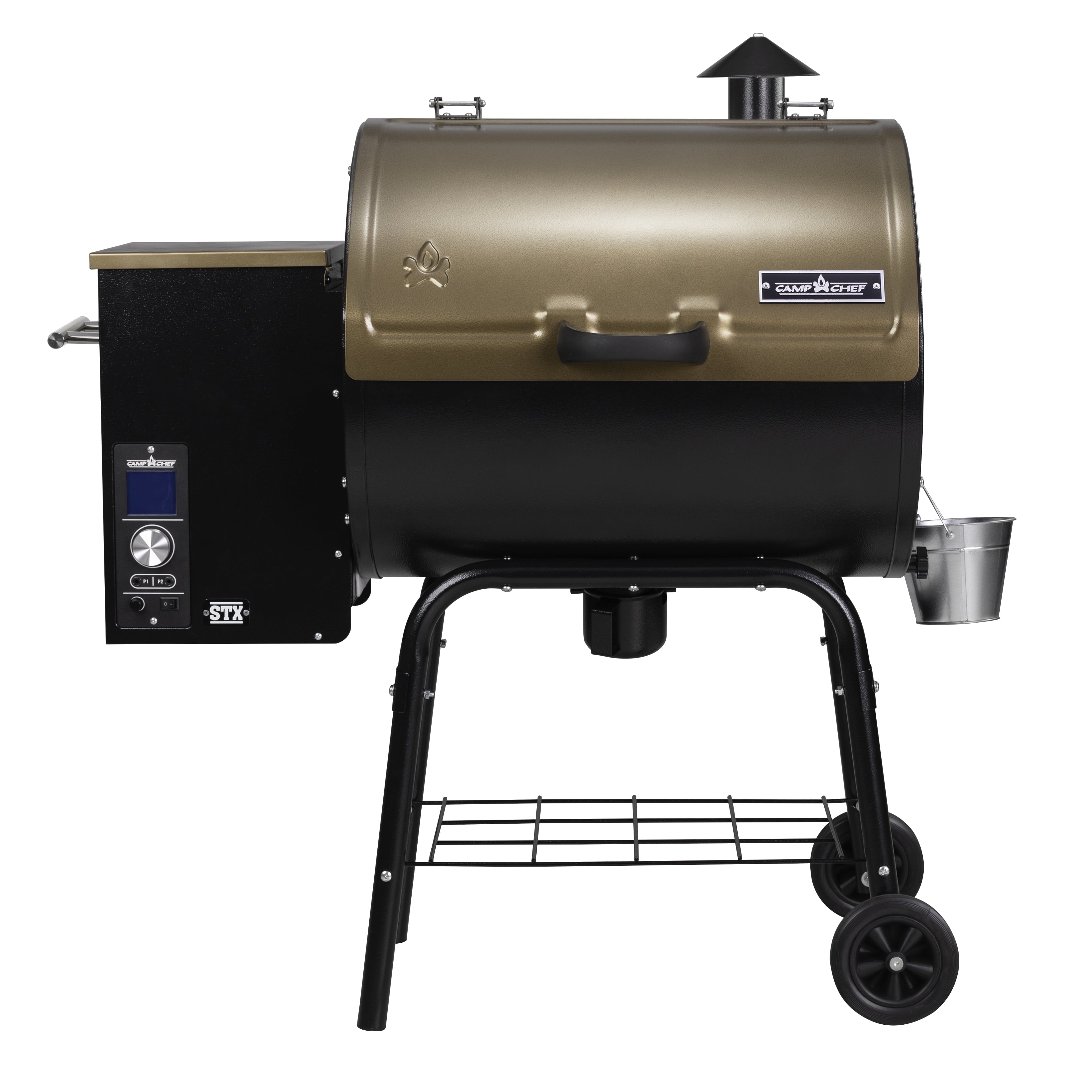 Camp Chef PG24STXB - Bronze Pellet Smoker Grill with 10 Smoke Settings, Patented Ash Cleanout Feature, PID Temperature Controller