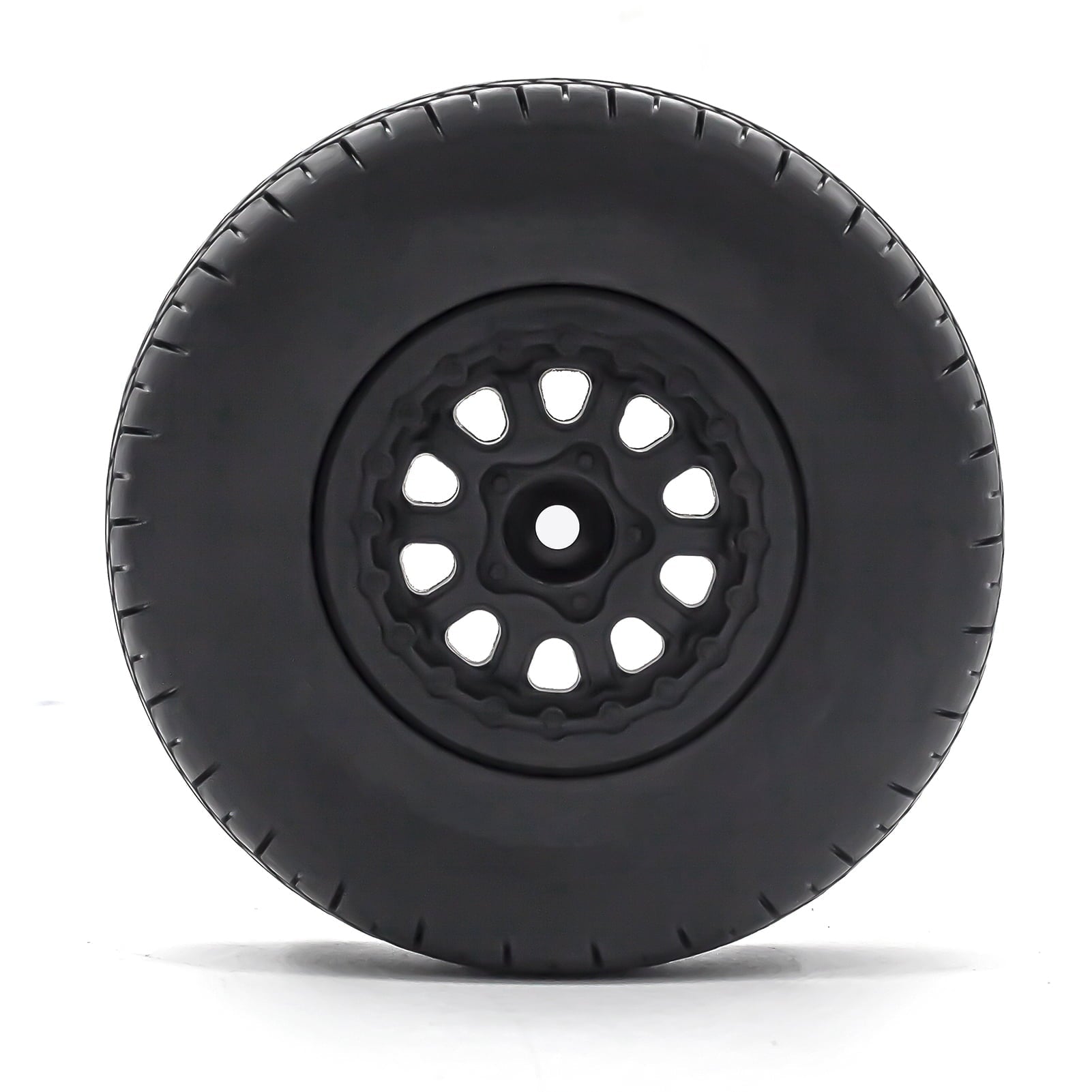 RC Crawler Rubber Tires RC Car Tires 4pcs 12mm Hex Replacement for 1/10 RC Short Course Truck