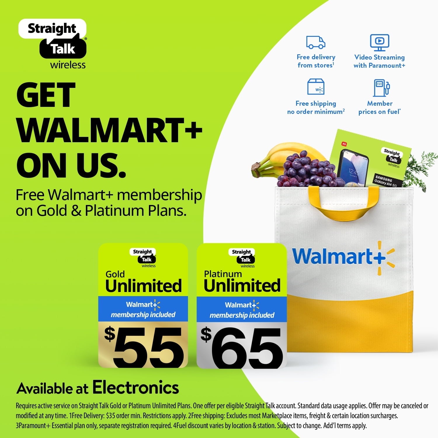 Straight Talk Samsung Galaxy A54, 5G, 128GB, 6GB Ram, Black- Prepaid Smartphone [Locked to Straight Talk]