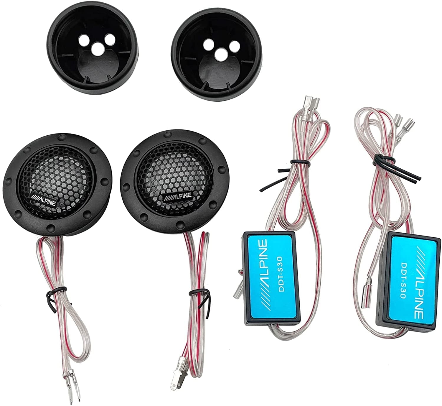 Car High Fidelity Stereo Speaker Tweeter - Car Modified Car Audio Silk Dome Tweeters