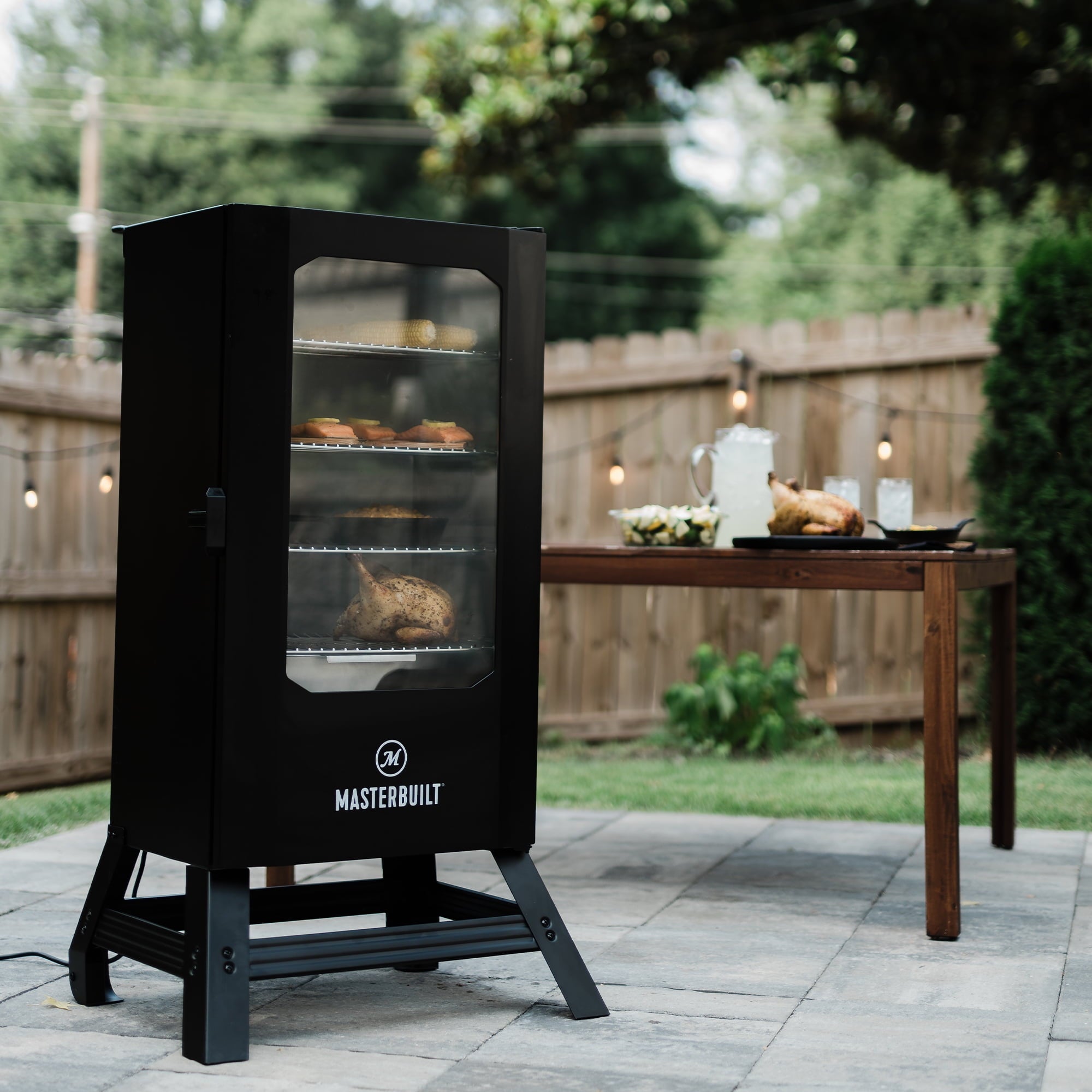 Masterbuilt 30-inch Digital Electric Smoker with Window and Legs