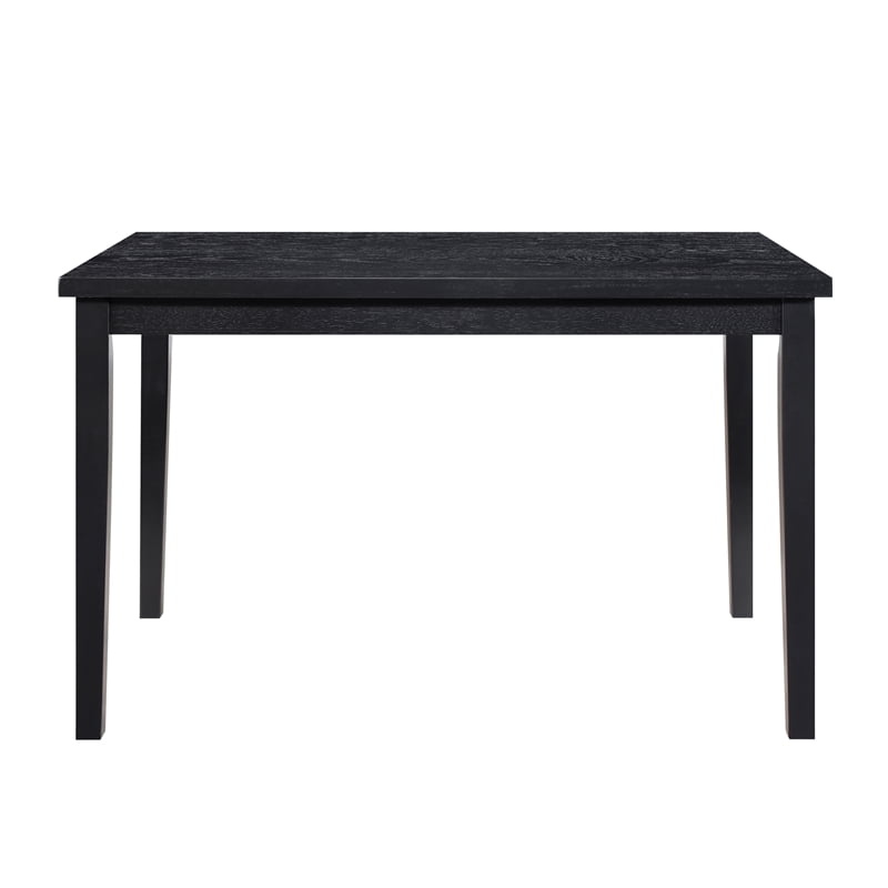 Lexicon Andreas Wood Dining Room Table in Black