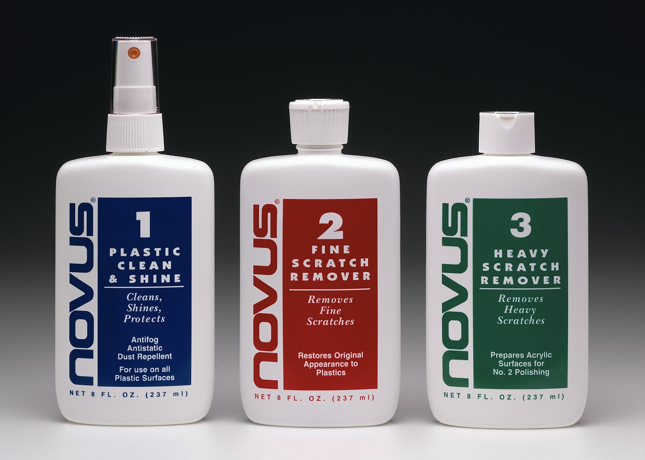 NOVUS Polish 8-oz Kit #1, #2 and #3