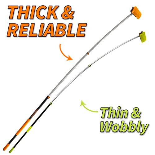 Car Wash Kit with 5-12 ft Extension Pole // Washing Brushes Set 8-piece