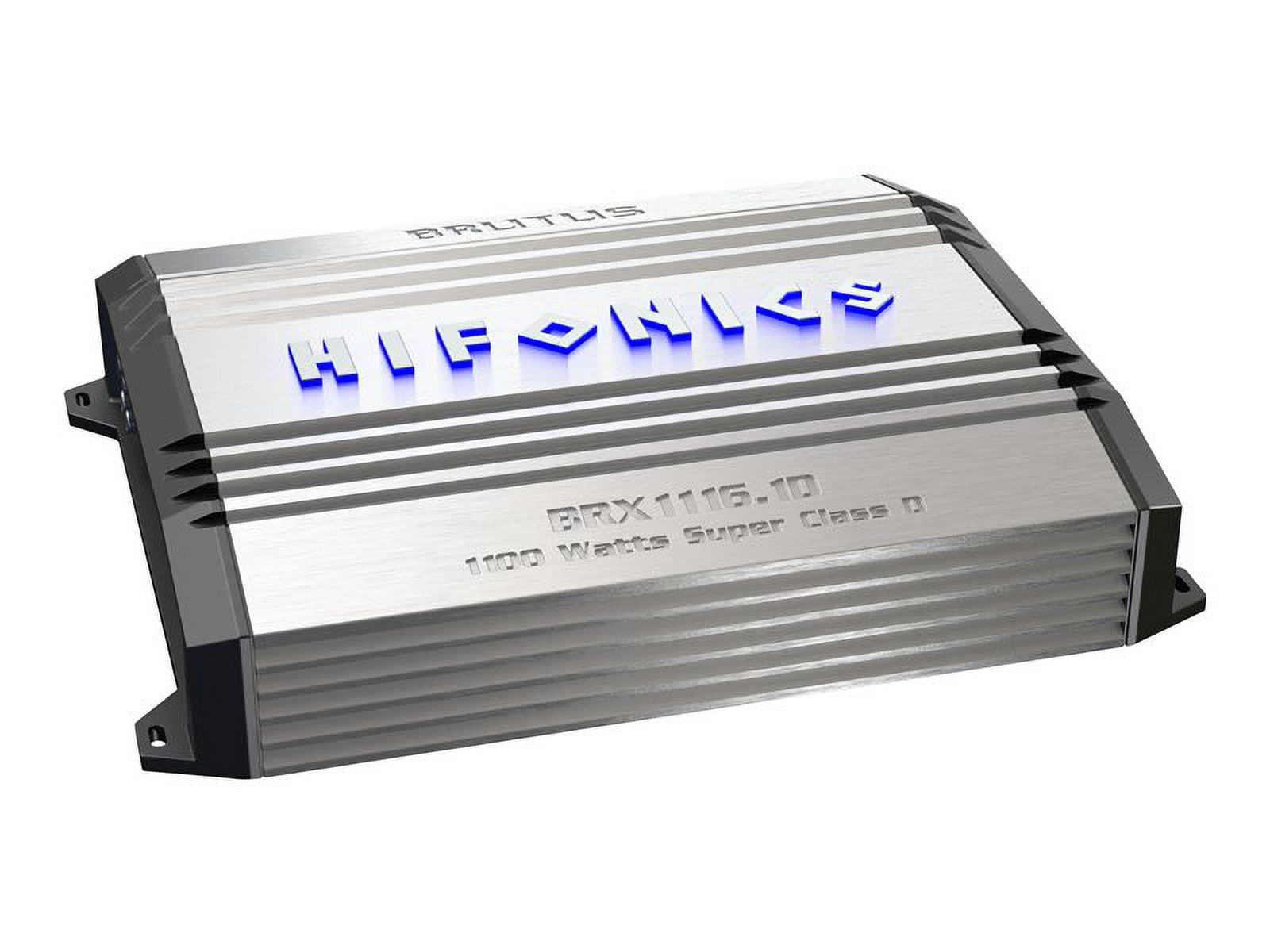 Hifonics Brutus BRX1116.1D 4 Ohms 1100 Watt RMS Class D Mono Amplifier Car Amp