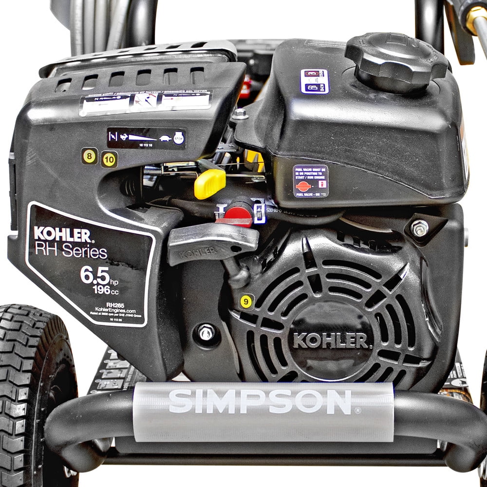 Simpson 60763 MegaShot 3100 PSI 2.4 GPM Premium Gas Pressure Washer