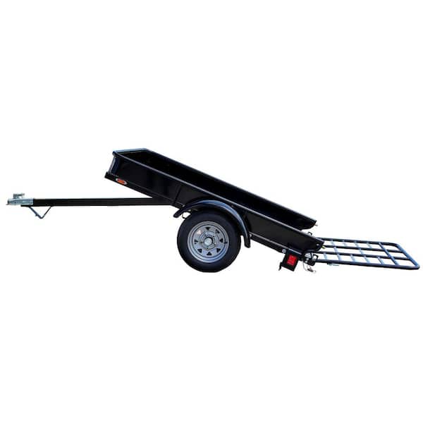1295 lbs. Capacity 4 ft. x 6 ft. Flatbed Trailer